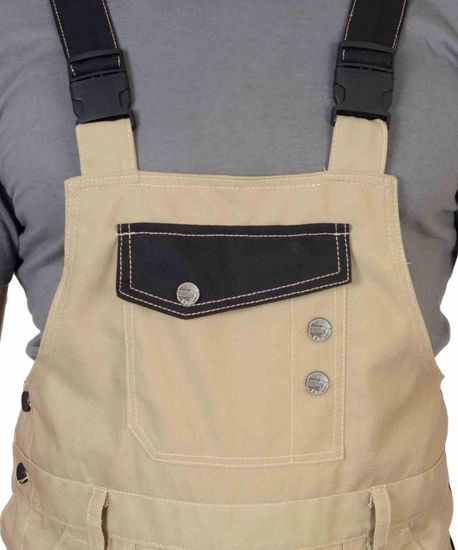 Полукомбинезон "Сириус-Вест-Ворк" (бежевый/черный)