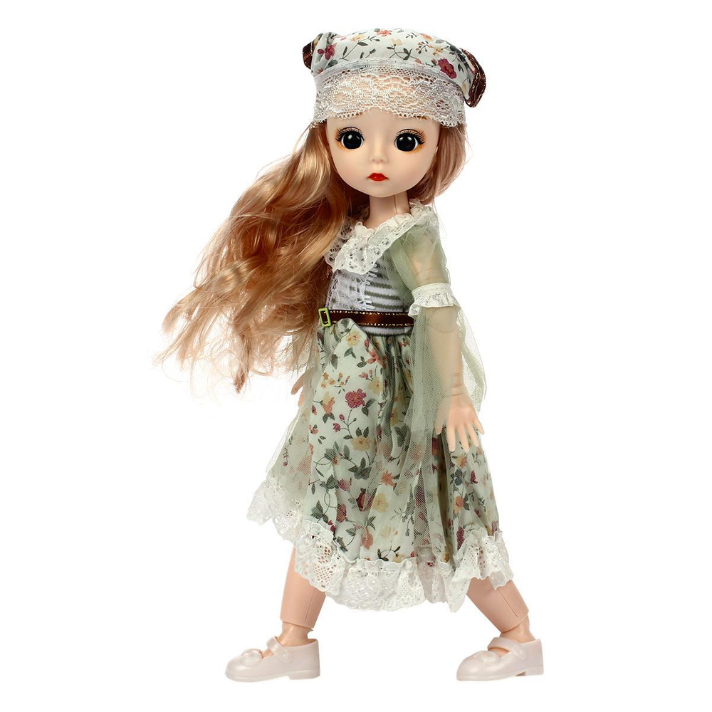 Кукла Классическая 31см с косами, шарнирная, пакет YX209