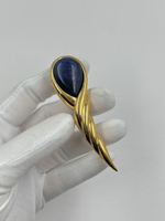 Брошь с синей вставкой Jean Louis Scherrer