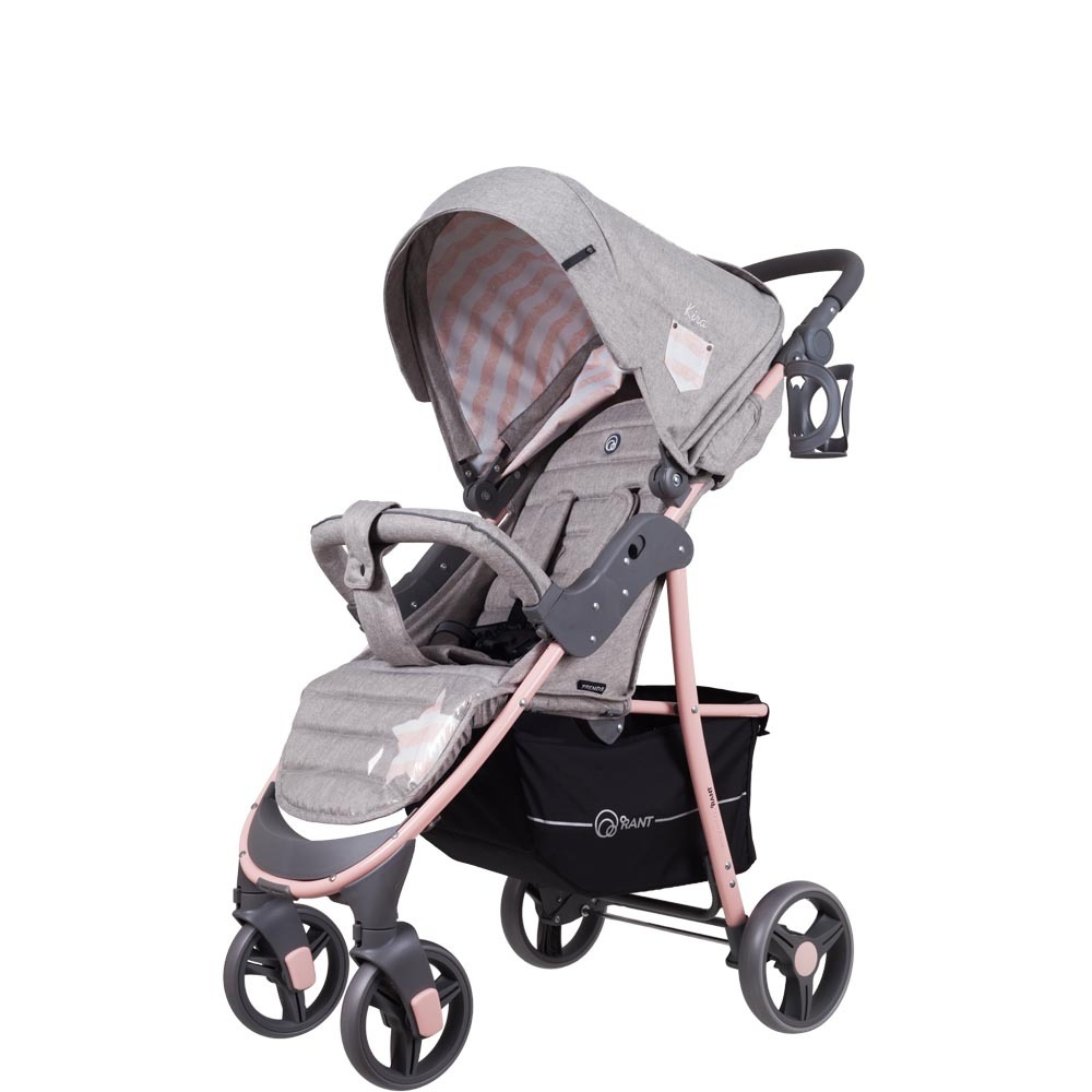 Коляска детская "KIRA Trends" RA055 Lines Peach