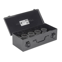 WDK-711 Набор ударных головок 1", 27-50 мм, 10 предметов