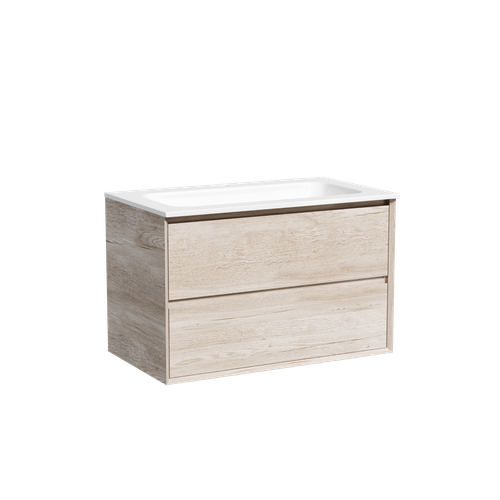 Тумба с раковиной Sancos Marmi 2.0 80 см MR2.080EG дуб галифакс натуральный