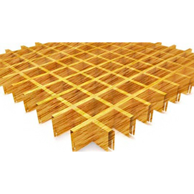 Подвесной потолок Грильято дуб селект ячейка 50х50 мм. h27 мм. b10 мм. Cesal Urban Standart