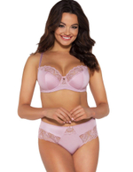 Розовый бюстгальтер Freesia с чашками +size на тонком поролоне (Размер: 90H) (Цвет: розовый)