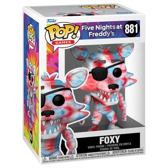 Фигурка Funko POP! Games FNAF TieDye Foxy (881) 64231 / Фигурка Фанко ПОП! по мотивам компьютерной игры "Пять ночей с Фредди", Фокси