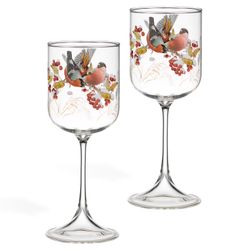 НАБОР БОКАЛОВ ИЗ 2-Х ШТ. "СНЕГИРИ" 450 МЛ