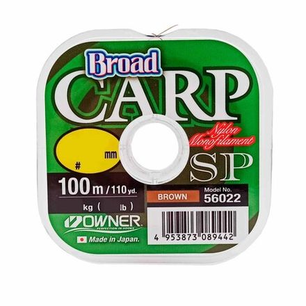 OWNER Леска Broad Carp SP brown 100м 0.35мм 8.8кг