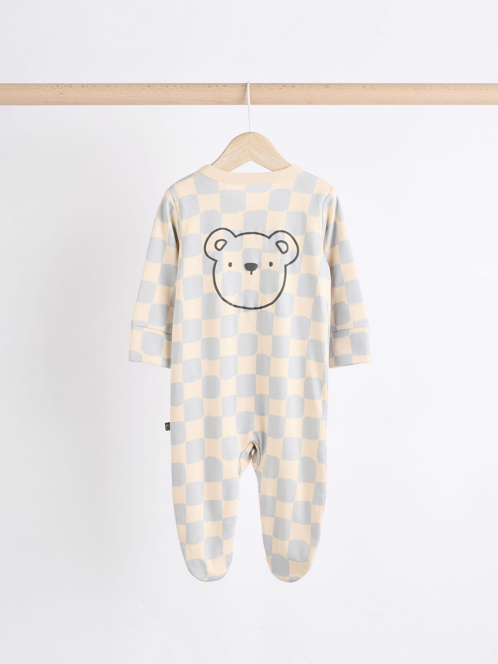 Комбинезон / Cлип для малышей Next N26-377, 3 шт., Бежевый, Серый, Белый