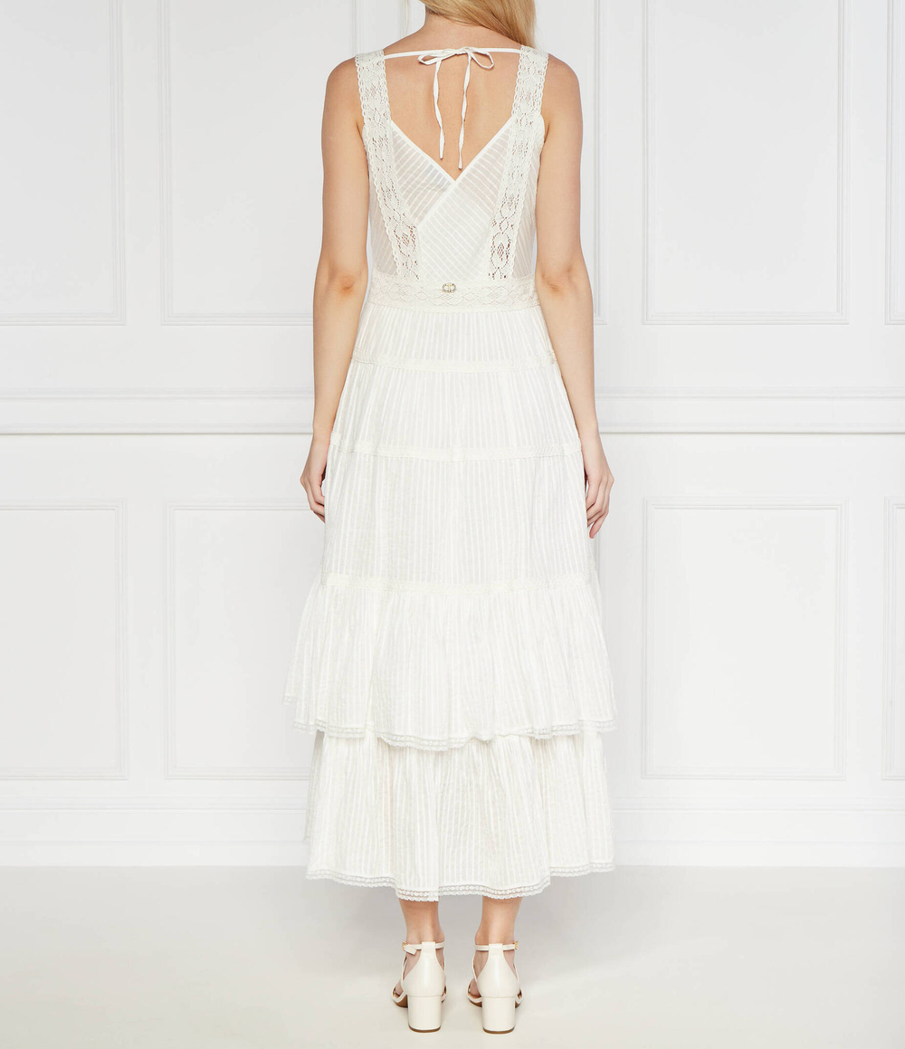 Кружевное платье LUNGO TWINSET - белый(241TT2030)