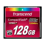 Карта памяти Transcend CompactFlash 800x (Type I) 128Gb
