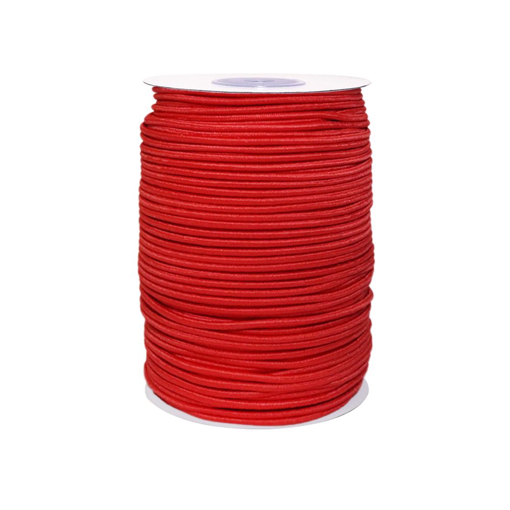 Шляпная резинка, d 3 мм, красный