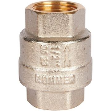 Клапан обратный Rommer 3/4" пружинный муфтовый с металлическим седлом (RVC-0001-000020)