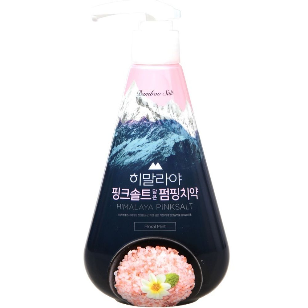 Зубная паста с розовой гималайской солью PERIOE Pumping Himalaya Pink Salt Floral Mint 285 гр