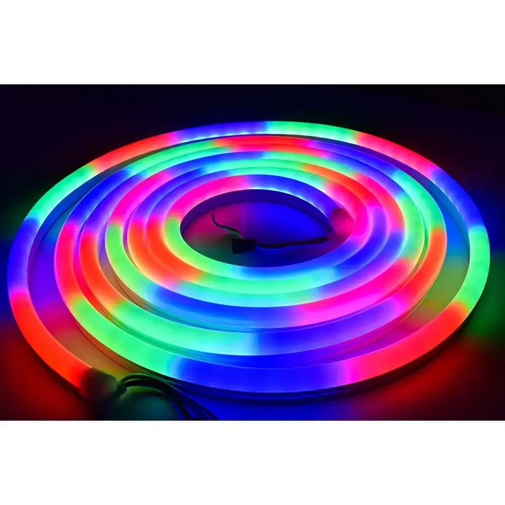 Модифицируемая rgb светодиодная гибкая неоновая лента 5 м WS2811