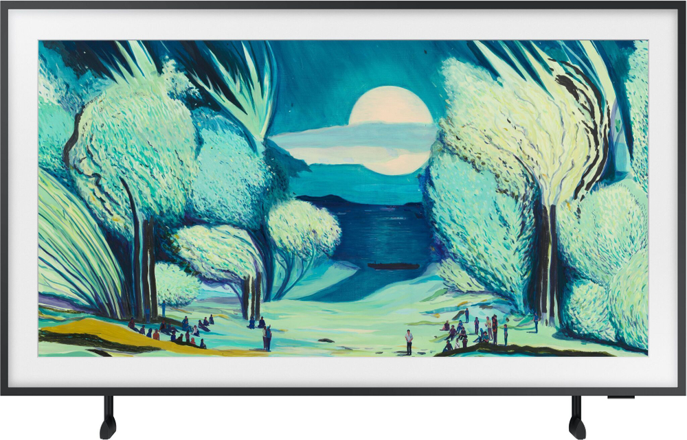 Телевизор Samsung 43" QLED 4K Smart TV The Frame QE43LS03FAUXRU черный, Ростест, Официальная гарантия в России