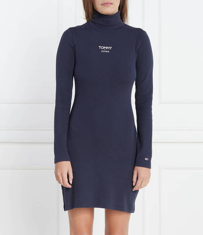 Платье TJW TURTLENECK ESS LOGO Tommy Jeans - темно-синий(DW0DW16481)