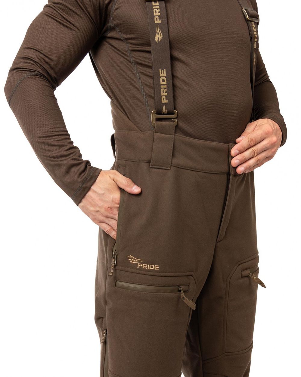 Костюм демисезонный Wolf Hunt-Shell коричневый PRIDE