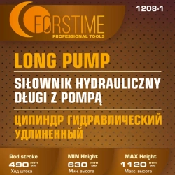 Цилиндр гидравлический удлиненный, 8т FORSTIME FT-1208-1