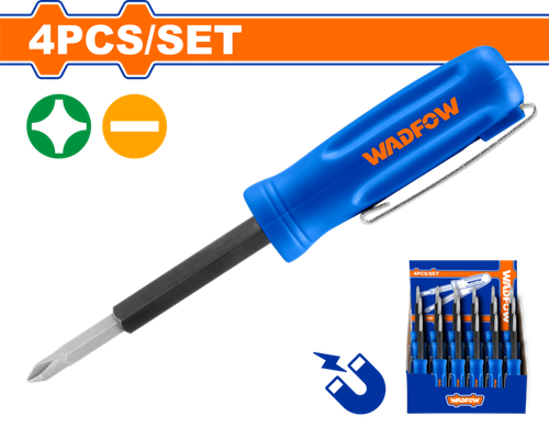 Oтвертка карманная 4 в 1 (24/144) WADFOW WSS2J04