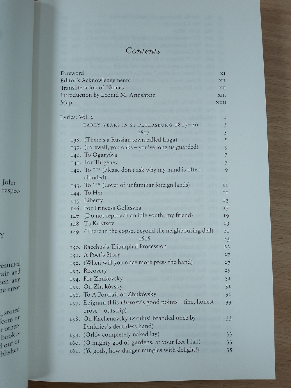 Lyrics: Volume 2 (1817–24)