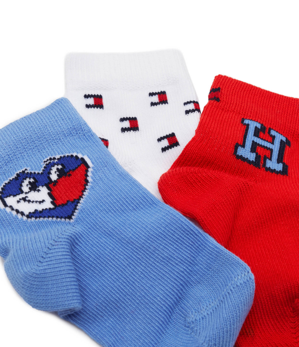 Носки 3 пары Tommy Hilfiger - голубой(701227697)