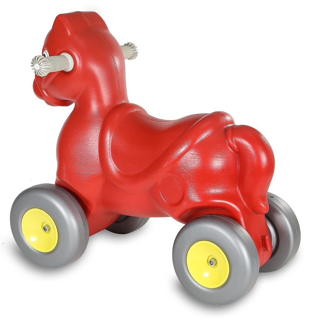 Пластмассовая игрушечная каталка для детей "Лошадь" (54*27*50 см)