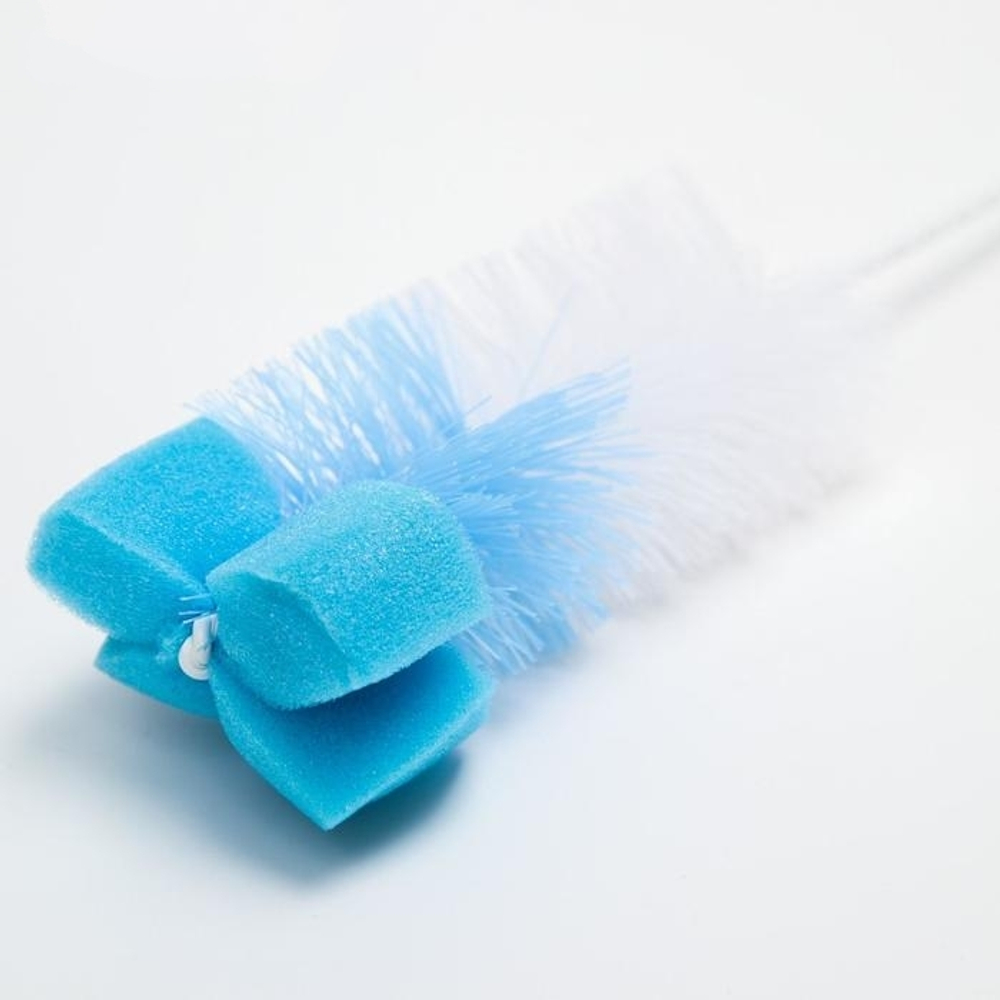 1917359 Ёршик для бутылочек, с губкой, цвета МИКС