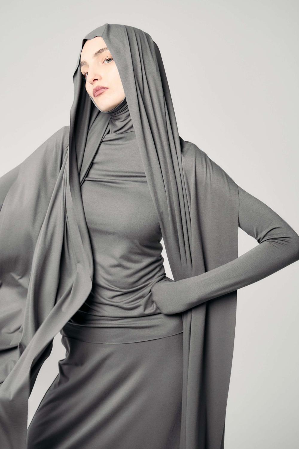 Балаклава Кэрри серая