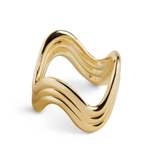 Набор колец для салфеток L'Objet Ripple Gold (4 шт.)