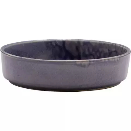 Тарелка глубокая «Фобос» керамика D=180,H=45мм серый,синий