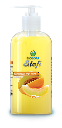 Крем- мыло STEFI, сочная дыня, 1л