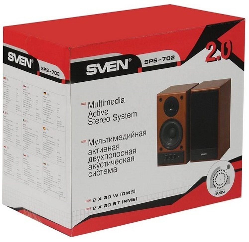 Компьютерная акустика 2.0 Sven SPS-702