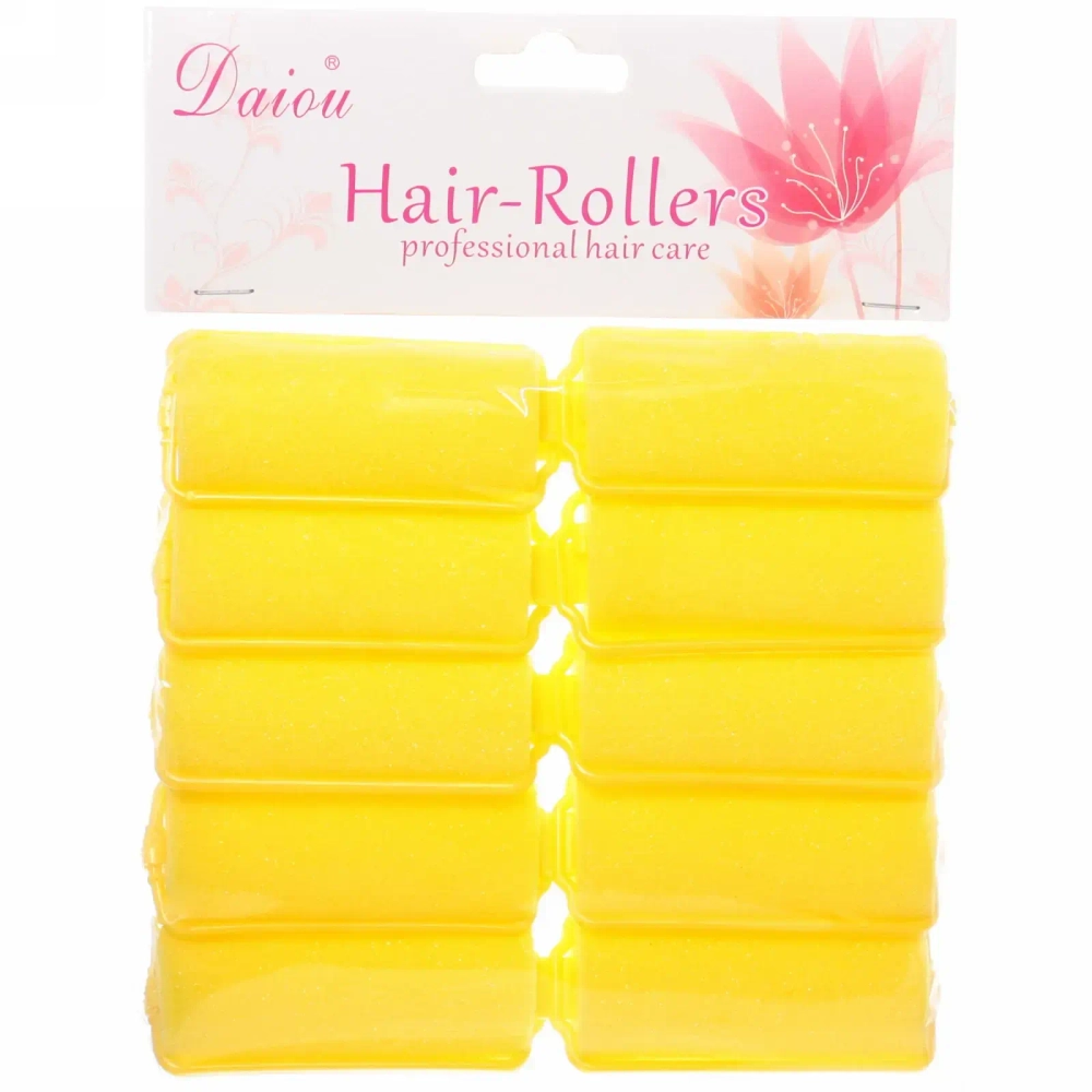 Бигуди поролоновые с зажимом 10шт, цвет микс, d=25мм