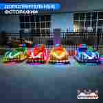 Детский электромобиль для детского центра «Турбо-Огни» двухместный, полный привод