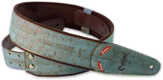 Ремень для гитары RightOn Straps Steady Mojo Cork Teal 8401070040088