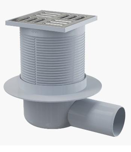 Душевой трап Alcadrain с решеткой хром (APV1)