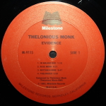 Thelonious Monk / Evidence (LP)
