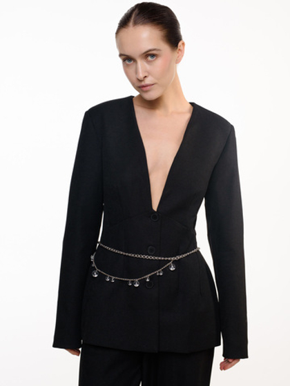 Пояс "Chain ball bubble" Silver