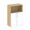 Shift Шкаф средний широкий SK.ST-2.2R white Тиквуд Светлый/Стекло White 800*420*1207
