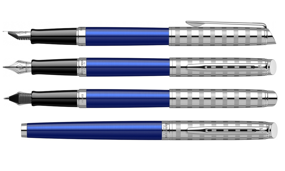 Ручка перьевая Waterman Hemisphere French riviera Deluxe BLU LOUNGE в подарочной коробке