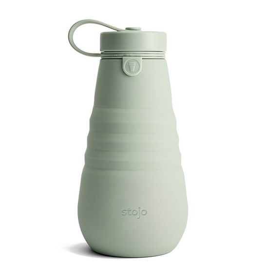 Бутылка складная силиконовая Stojo Bottle Sage, 20 oz / 590 мл