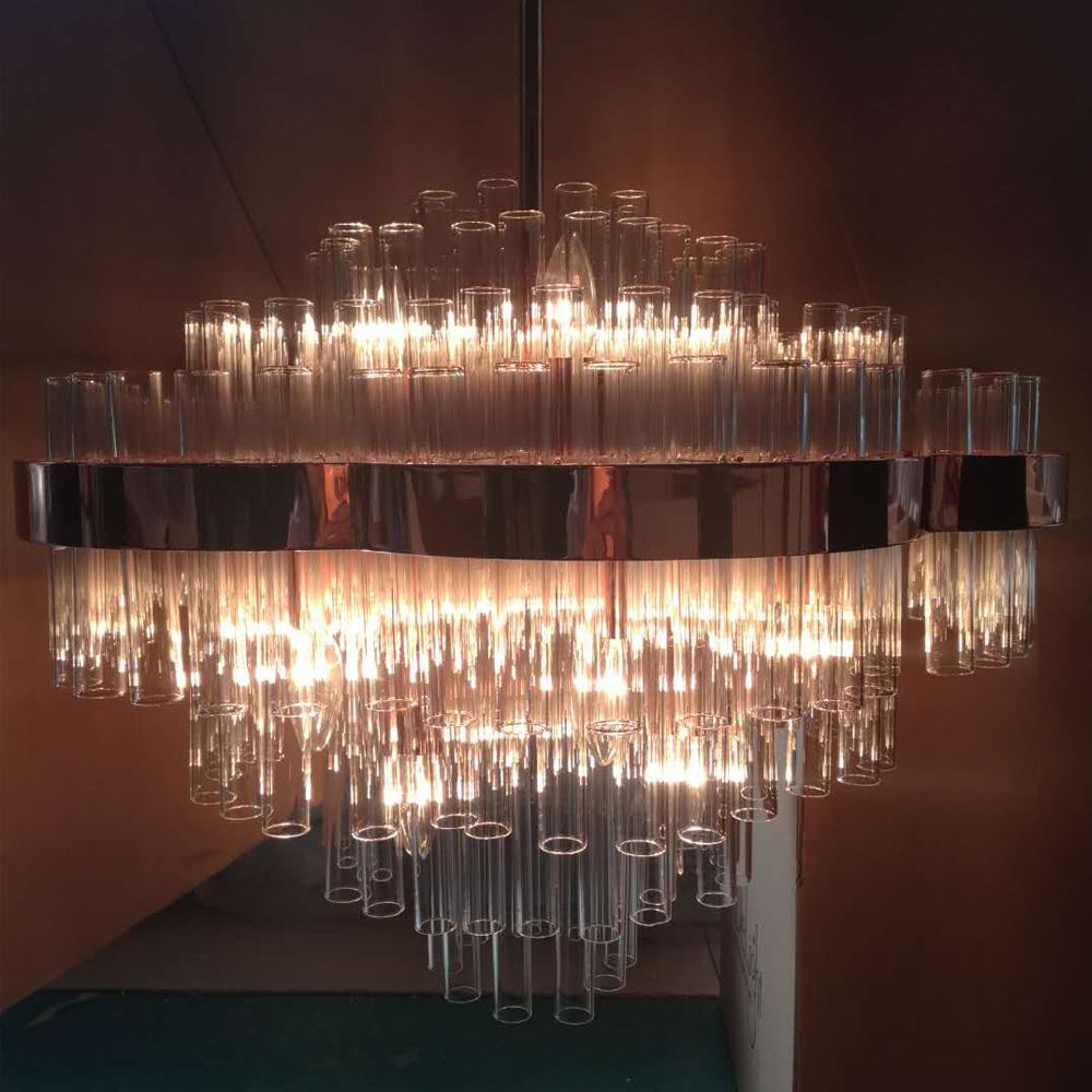 Люстра Chemistry rose gold