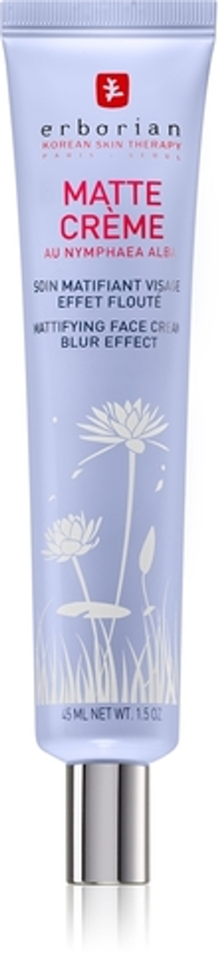 Erborian Matte - свежий матирующий крем для выравнивания тона кожи, 45 ml