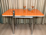 Кухонный раскладной стол Wide Glossy orange