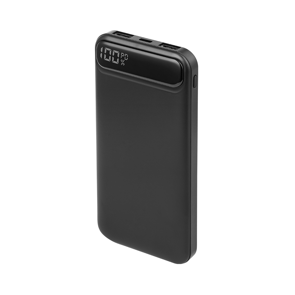 Внешний аккумулятор NRG Turbo V2 10000 mAh, 22.5 Вт (QC, PD, AFC, FCP, SCP, MTK PE), чёрный с дисплеем, черный