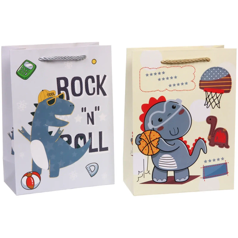 Пакет подарочный «Весёлая игра» 18*24*8,5 см, микс