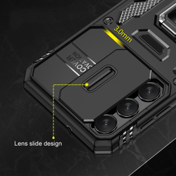 Чехол Safe Case с кольцом и защитой камеры для Samsung Galaxy S25