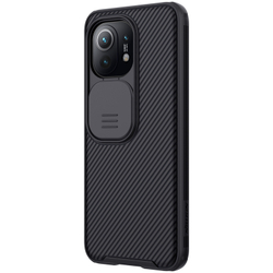 Чехол двухкомпонентный от Nillkin для Xiaomi Mi 11, серия CamShield Pro Case с защитной шторкой для задней камеры