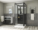 Душевая кабина Grossman Alba GR221(L) (90x90x225) дверь распашная,3 места