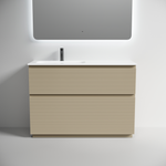 Тумба напольная Sancos Folk Floor левая 1190х445х850, c двумя ящиками оснащенными доводчиками, Капучино, арт.FL120FLCP